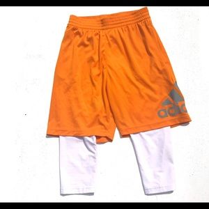Adidas Men’s Shorts with Attached Leggings